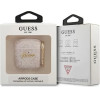 Guess 4G Script Metal Collection Case for AirPods 1 / 2 - Pink - (GUE001433-0)