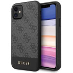 Guess 4G Stripe Collection case for iPhone 11 6.1 / Xr - gray - (GUE000578-0)