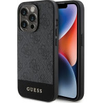 Guess 4G Stripe Collection case for iPhone 15 Pro - gray - (GUE003593-0)