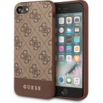 Guess 4G Stripe Collection case for iPhone 7 / 8 / SE 2020 / SE 2022 - brown - (GUE000760-0)