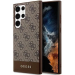 Guess 4G Stripe Collection case for Samsung Galaxy S24 Ultra - brown - (GUE003540-0)