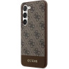 Guess 4G Stripe Collection case for Samsung Galaxy S24+ - brown - (GUE003539-0)