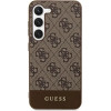 Guess 4G Stripe Collection case for Samsung Galaxy S24+ - brown - (GUE003539-0)