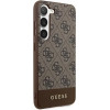 Guess 4G Stripe Collection case for Samsung Galaxy S24+ - brown - (GUE003539-0)