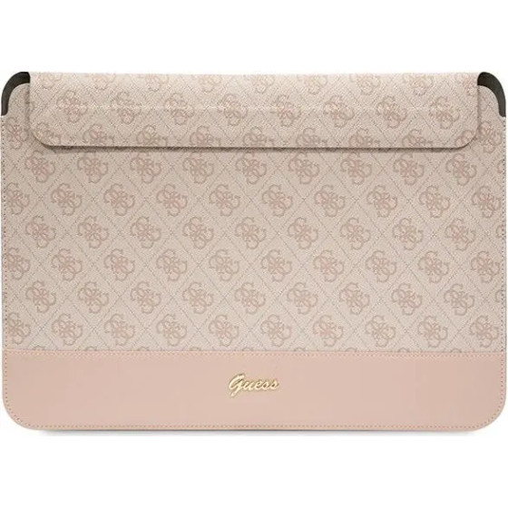 Guess 4G Stripe Metal Logo case for a 14 laptop - pink - (GUE002698-0)