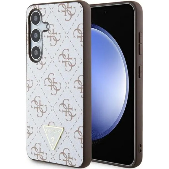 Guess 4G Triangle case for Samsung Galaxy S24 - white - (GUE003666-0)