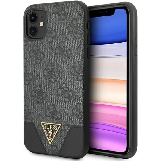 Guess 4G Triangle Collection case for iPhone 11 6.1 / Xr - gray - (GUE001439-0)