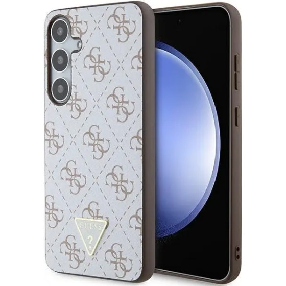 Guess 4G Triangle case for Samsung Galaxy S24+ - white - (GUE003667-0)