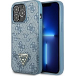 Guess 4G Triangle Logo Cardslot Case for iPhone 13 Pro / 13 - Blue - (GUE002474-0)