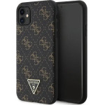 Guess 4G Triangle Metal Logo case for iPhone 11 / XR - black - (GUE003604-0)