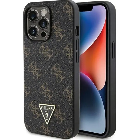 Guess 4G Triangle Metal Logo case for iPhone 13 Pro / iPhone 13 - black - (GUE003605-0)