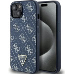 Guess 4G Triangle Metal Logo case for iPhone 15 Plus / 14 Plus - blue - (GUE003615-0)