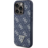 Guess 4G Triangle Metal Logo case for iPhone 15 Pro - blue - (GUE003616-0)