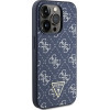 Guess 4G Triangle Metal Logo case for iPhone 15 Pro - blue - (GUE003616-0)