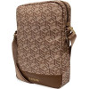 Guess Bag GUTB10HGCFSEW 10'' brown/brown GCube Stripe Tablet Bag - (GUE002892-0)