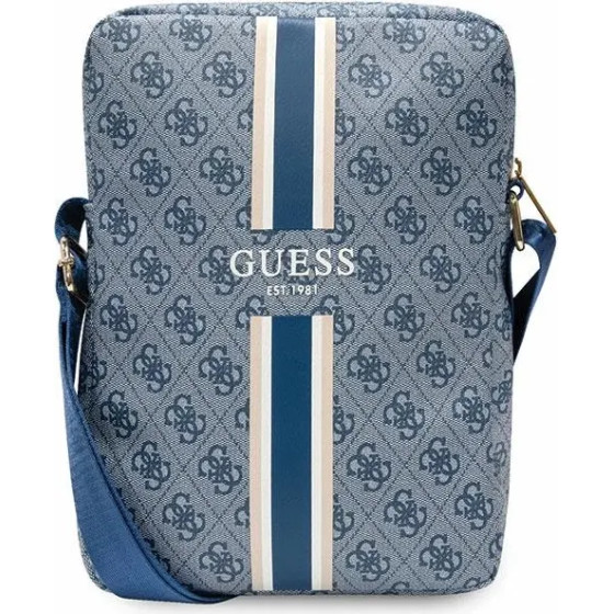 Guess Bag GUTB10P4RPSB 10'' blue/blue 4G Stripes Tablet Bag - (GUE002899-0)
