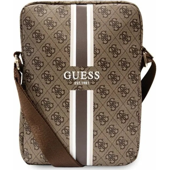 Guess Bag GUTB10P4RPSW 10'' brown/brown 4G Stripes Tablet Bag - (GUE002898-0)
