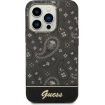 Guess Bandana Paisley iPhone 14 Pro 6.1 Case - Black - (GUE002196-0)