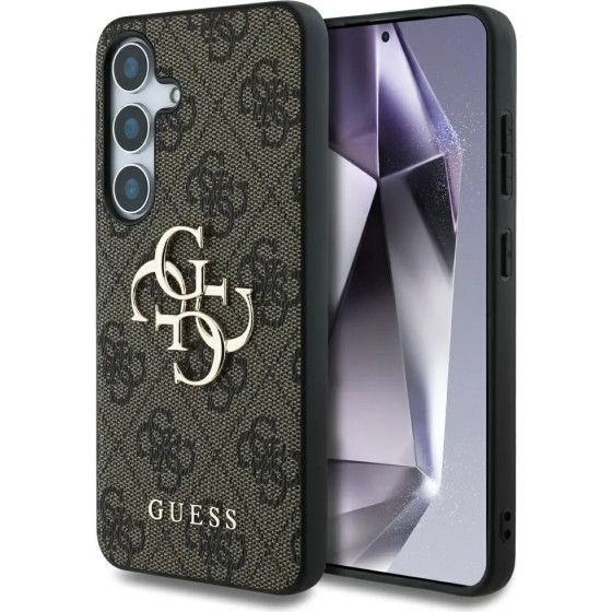 Guess Big 4G Logo Classic Logo Case for Samsung Galaxy S25 Brown - (GUE004262-0)