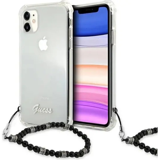 Guess Black Pearl Case for iPhone 11 6.1 / Xr - Transparent - (GUE001419-0)