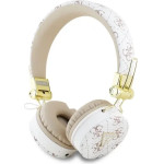 Guess Bluetooth ENC GUBH70E4PTMH on-ear headphones white 4G Triangle Round Shape - (GUE004179-0)