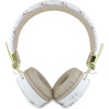 Guess Bluetooth ENC GUBH70E4PTMH on-ear headphones white 4G Triangle Round Shape - (GUE004179-0)