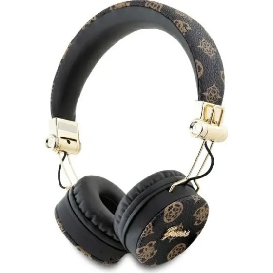 Guess Bluetooth ENC GUBH70EPOSMK on-ear headphones black/black Peony Script Round Shape - (GUE004181-0)