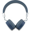 Guess Bluetooth ENC GUBH70PGTSPSB on-ear headphones blue/blue Grained Classic Round Shape - (GUE004176-0)
