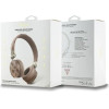 Guess Bluetooth ENC GUBH70EPOSMW Brown/Brown Peony Script Round Shape Headphones - (GUE004180-0)