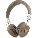 Guess Bluetooth ENC GUBH70PGTSPSW Brown Grained Classic Round Shape Headphones - (GUE004175-0)