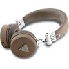 Guess Bluetooth ENC GUBH70PGTSPSW Brown Grained Classic Round Shape Headphones - (GUE004175-0)