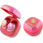 Guess Bluetooth headphones GUTWSJ144ESF TWS + docking station fuchsia/fuschia Iridescent 4G Printed Logo - (GUE004188-0)