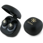 Guess Bluetooth headphones GUTWSJ144ESK TWS + docking station black/black Iridescent 4G Printed Logo - (GUE004187-0)