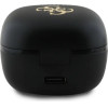 Guess Bluetooth headphones GUTWSJ144ESK TWS + docking station black/black Iridescent 4G Printed Logo - (GUE004187-0)