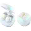 Guess Bluetooth headphones GUTWSJ144ESH TWS + docking station white/white Iridescent 4G Printed Logo - (GUE004190-0)