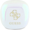Guess Bluetooth headphones GUTWSJ144ESH TWS + docking station white/white Iridescent 4G Printed Logo - (GUE004190-0)