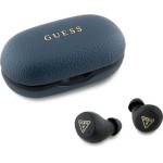 Guess Bluetooth headphones GUTWSPGTSPSB TWS + docking station blue/blue Grained Classic Logo - (GUE004183-0)