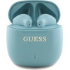 Guess Bluetooth headphones GUTWSJ14ESGQ TWS + docking station turquoise/turquoise Printed Classic Logo - (GUE004196-0)