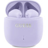 Guess Bluetooth headphones GUTWSJ14ESGU TWS + docking station purple/purple Printed Classic Logo - (GUE004191-0)