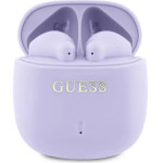 Guess Bluetooth headphones GUTWSJ14ESGU TWS + docking station purple/purple Printed Classic Logo - (GUE004191-0)