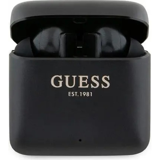 Guess Bluetooth headphones GUTWSSU20ALEGK TWS + docking station black/black Printed Logo - (GUE003287-0)