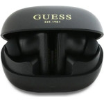Guess Bluetooth headphones GUTWST88MCTGK TWS + docking station black/black Capsule Printed Logo - (GUE004158-0)