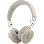 Guess Bluetooth on-ear headphones ENC GUBH70PGTSPSE beige/beige Grained Classic Round Shape - (GUE004177-0)