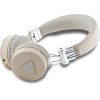 Guess Bluetooth on-ear headphones ENC GUBH70PGTSPSE beige/beige Grained Classic Round Shape - (GUE004177-0)