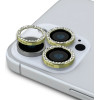 Guess BP Rhinestone 2in1 Screen Protector and Camera Lens Set for iPhone 16 Pro Max - Gold - (GUE004386-0)