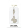 Guess case GUCPM4GID Phone Strap 4G Glitter Charm - (GUE002950-0)