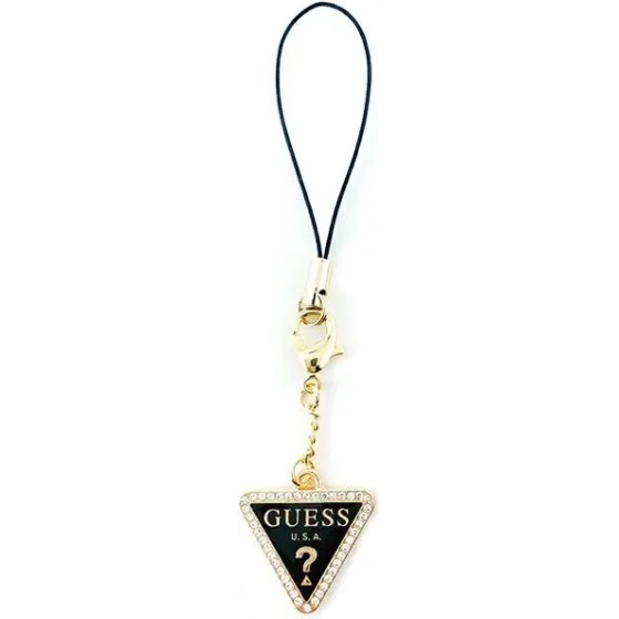 Guess case pendant GUCPMTDCK Phone Strap Triangle Diamond Charm with Rhinestones - (GUE002952-0)