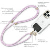 Guess CBDY Cord phone strap - lilac - (GUE003715-0)