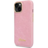 Guess Croco Collection case for iPhone 14 Plus - pink - (GUE002263-0)