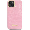 Guess Croco Collection case for iPhone 14 Plus - pink - (GUE002263-0)